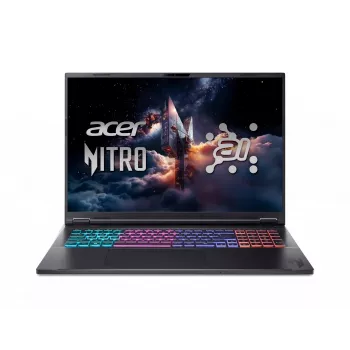 Acer Nitro 18 AI AN18-61 spēļu klēpjdators, 18 collu QHD+ 240Hz, AMD Ryzen AI 9 365, 32GB DDR5, 1TB SSD, RTX 5060, Windows 11