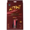 ATEMI 2000 Pro Concave galda tenisa rakešu komplekts – ITTF apstiprināts ACE gumijas pārklājums, 5-slāņu Limba/Abachi lāpstiņa, uzbrukuma ātrums 92