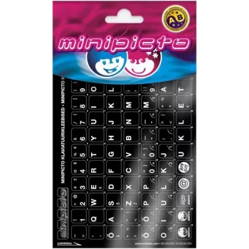Kolm Lõvi Minipicto iglīmējošas uzlīmes igauņu valodas tastatūrai (KB-UNI-EE01-BLK)