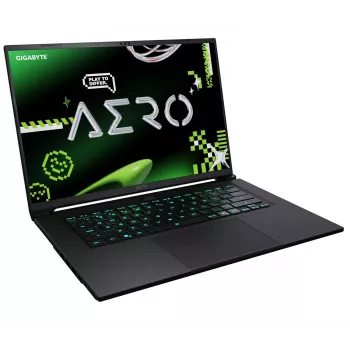 GIGABYTE AERO X16 4PHN4EEC64DH 16 collu UHD+ OLED klēpjdators, AMD Ryzen 9 AI 465, 16GB DDR5, 1TB NVMe SSD, NVIDIA GeForce RTX 5070, Windows 11 Home, Melns