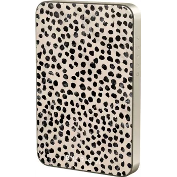 Burga magnētiskais 5000 mAh ārējais akumulators Almond Latte zelts
