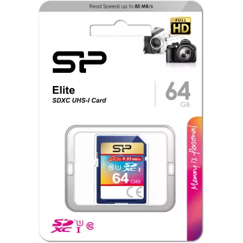 Silicon Power 64GB SDXC UHS-I U1 V10 atmiņas karte