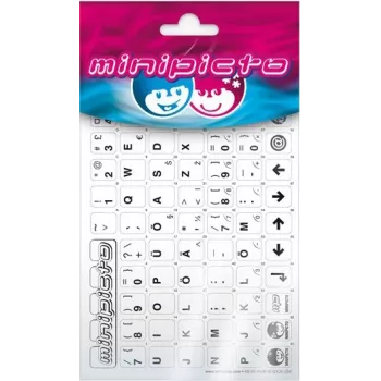 Kolm Lõvi Minipicto igauņu valodas tastatūras uzlīmes (KB-UNI-EE01-WHT)
