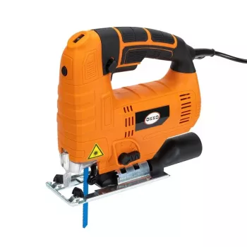 OKKO M1Q-DD20-80 800W finierzāģis ar mainīgu ātrumu, svārsta kustību, bezinstrumentu zāģa asmeņu maiņu, slīpo griešanu 0-45°, putekļu nosūkšanu