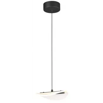 Milali piekaramā lampa 19 cm melna E27 metāls