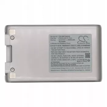 Cameron Sino 29.6V 2900mAh Li-ion akumulators Dreame T30 bezvadu putekļsūcējam (aizstāj P2033-8S1P-PAA)