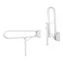 Salokāms atbalsta rokturis HD-05, 76 cm, balts, 136 kg ietilpība