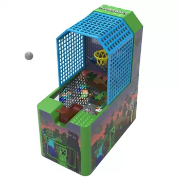 AMBASSADOR Minecraft kolekcionējama basketbola bumba Steve pikseļu dizains, 3. izmēra mini bumba