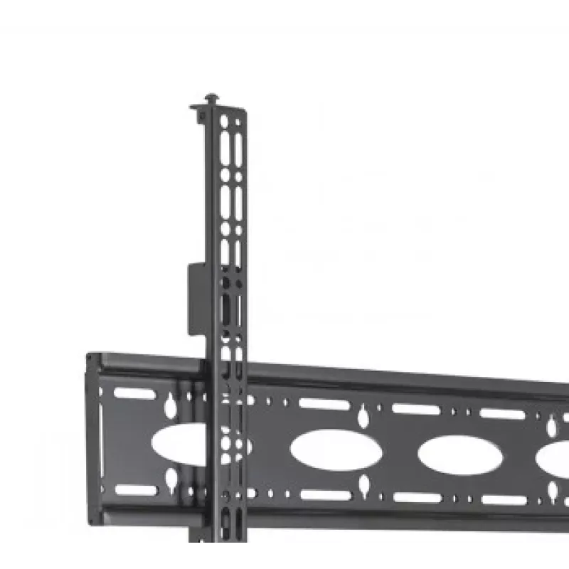 B-TECH AV BT8448-150/BB Īpaši liels universāls griestu stiprinājums plakanajiem ekrāniem ar 1,5 m Ø50 mm stabu, VESA līdz 1100x700, 130 kg, melns