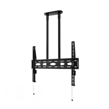 B-TECH AV BT8448-150/BB Īpaši liels universāls griestu stiprinājums plakanajiem ekrāniem ar 1,5 m Ø50 mm stabu, VESA līdz 1100x700, 130 kg, melns