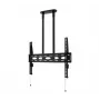 B-TECH AV BT8448-150/BB Īpaši liels universāls griestu stiprinājums plakanajiem ekrāniem ar 1,5 m Ø50 mm stabu, VESA līdz 1100x700, 130 kg, melns
