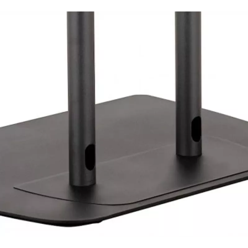 B-TECH AV SYSTEM X - Universāls zema līmeņa grīdas statīvs plakanajiem ekrāniem (VESA 600 x 400) - 0,75 m Ø50 mm stabi