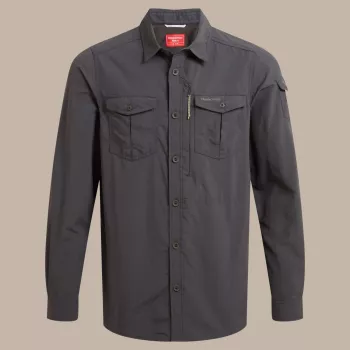 Craghoppers NosiLife Adventure LS Shirt III - Melnie pipari - L