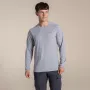 Craghoppers NosiLife Abel Garām piedurkņu T-krekls - Soft Grey Marl - M izmērs