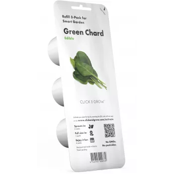Click & Grow Smart Garden papildinājums zaļie lapu bietes, 3 augu kapsulas (SGR64X3)