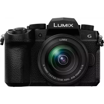 Panasonic LUMIX DC-G90MEG-K 20,3MP Micro Four Thirds bezspoguļa kamera ar 12-60mm objektīvu - Melna
