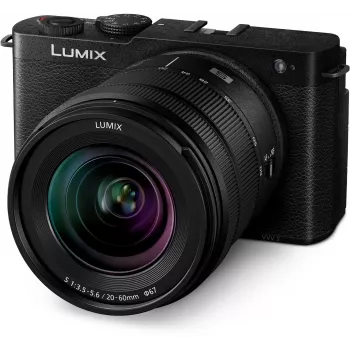 Panasonic Lumix DC-S9 + Lumix S 20-60mm f/3.5-5.6 komplekts, melns (Jet Black) (DC-S9KE-K)