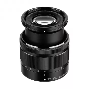 Panasonic Lumix G X Vario 35-100mm f/4.0-5.6 ASPH MEGA O.I.S. objektīvs Micro Four Thirds sistēmai - Melns