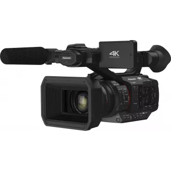 Panasonic HC-X2E 4K Ultra HD profesionālā videokamera ar 20x Leica Dicomar objektīvu, 5 asu Hybrid O.I.S.+, diviem XLR ieejām, 3G-SDI, Wi-Fi, diviem SD karšu slotiem