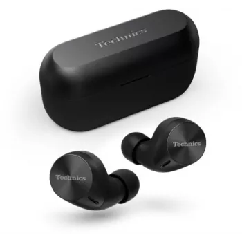 Technics EAH-AZ60M2EK patiesi bezvadu austiņas ar divkāršu hibrīdo trokšņu slāpēšanu, LDAC, 8mm draiveriem, multipoint, melnas