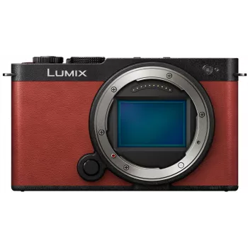 Panasonic Lumix DC-S9E-R pilna kadra bezspoguļa kameras korpuss, sarkans