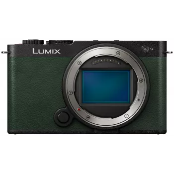 Panasonic Lumix DC-S9E-G pilna kadra bezspoguļa kamera ar 24.2MP CMOS sensoru, 5 asu IBIS, 6K video, L-Mount, tumši olīvu