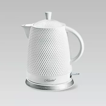 MEO Keramiskā elektriskā tējkanna 1.5L 1500W balta MR-069-WHITE MAESTRO
