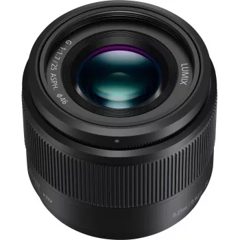 Panasonic H-H025ME-K Lumix G 25mm f/1.7 ASPH objektīvs - melns