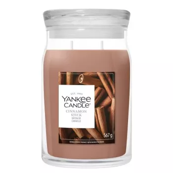 Yankee Candle Signature Cinnamon Stick Lielā burkas svece 567g