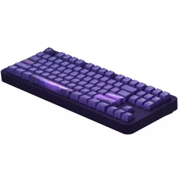 ALU87B Celestial 87 taustiņu gāzmount mehāniskā tastatūra ar G3MS Voidstone lineārajiem slēdžiem, tri-mode savienojamību, per-taustiņu RGB, PBT taustiņu kapiņiem, CNC alumīnija korpusu