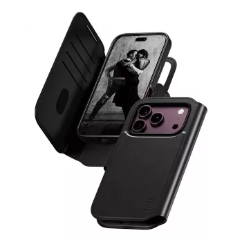 CARE™ by PanzerGlass® Tango 2-in-1 maciņš ar vāciņu Melns ar MagSafe iPhone 18 Pro / 17 Pro