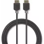 Nedis High Speed HDMI kabelis ar Ethernet 4K@60Hz 18 Gbps 7,5 m antracīta