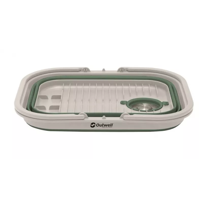 Outwell 651131 Salokāma kempinga ūdens tvertne 10L ar krānu - zila/pelēka