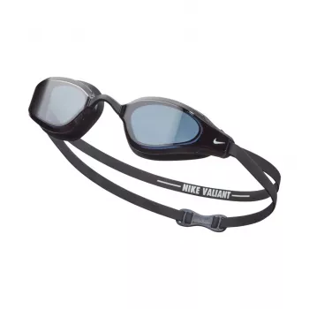 Nike Valiant peldēšanas brilles, melnas, dūmu lēcas NESSF130-001 OS