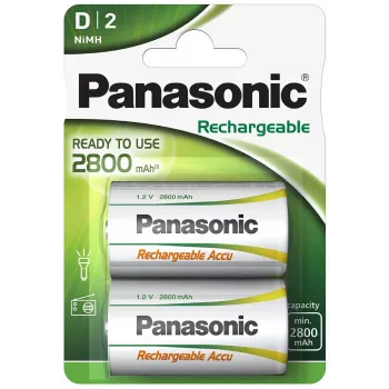 Uzlādējama NiMH baterija Panasonic 2800mAh P20P/2B (HHR-1SRE/2B)