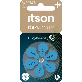 itson itsPREMIUM cinka-gaisa baterija dzirdes aparātiem PR675IT/6RM (PR675(44)IT/6RM)
