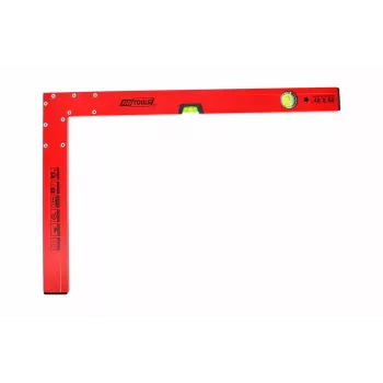 AWTOOLS Vertikālais / Horizontālais leņķa kronšteins 50x80cm | Precīzs tērauda galdnieka leņķmērs