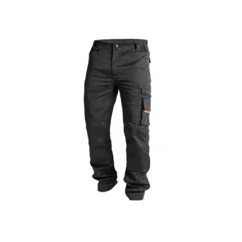 ActiFlex darba bikses 48 melnas Slim Fit ar CORDURA pastiprinātu KneeGuard Pro