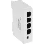 DELTA SPT-POE/3-POE-DIN-E 4 portu DIN sliežu PoE slēdzis/pagarinātājs, 3x PoE Out 30W, 10/100 Mbps, nepārvaldīts, -40 līdz 75°C