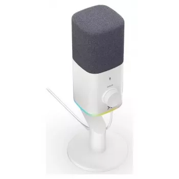 Krux Qube XLR/USB kondensatora mikrofons balts