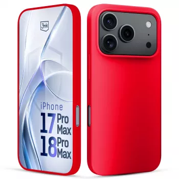 3mk Hardy Mellow maciņš Apple iPhone 17 Pro Max / 18 Pro Max sarkanā krāsā