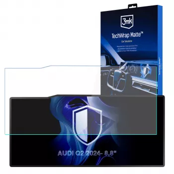 3MK PROTECTION AUDI Q2 8.8 (2024 - ) - 3mk TechWrap matēts centrālais displejs