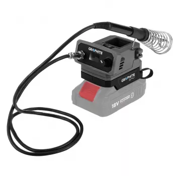 GRAPHITE Energy+ 18V bezvadu lodēšanas stacija 60W, 200-480°C, LCD, bez akumulatora