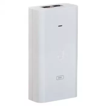 Ubiquiti UQ-POE-54-80W-G 80W pasīvais PoE adapteris, 54V līdzstrāva, Gigabit Ethernet