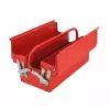 AWTOOLS AW30982 pārnēsājama instrumentu glabāšanas kaste ar paplāti un vāka organizatoriem, melna/sarkana