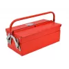 AWTOOLS AW30982 pārnēsājama instrumentu glabāšanas kaste ar paplāti un vāka organizatoriem, melna/sarkana