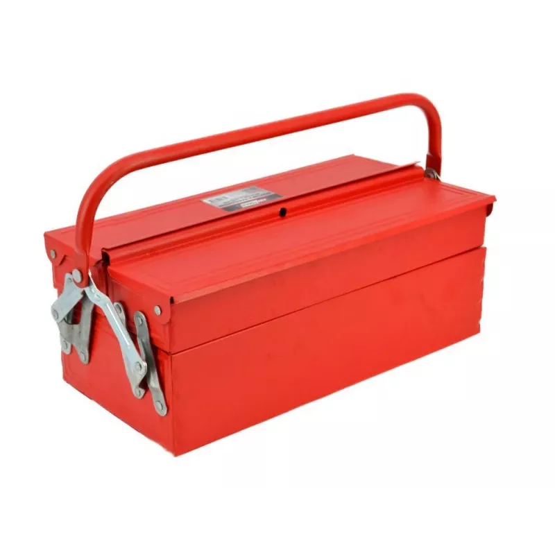 AWTOOLS AW30982 pārnēsājama instrumentu glabāšanas kaste ar paplāti un vāka organizatoriem, melna/sarkana