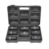 AWTOOLS AW38855 3/4 collu dziļo triecienuzgriežņu komplekts, 8 gab. metriskais, 24-41mm, Cr-Mo, 6 punktu, garš, melnais fosfāts, DIN 3121, plastmasas futrālī