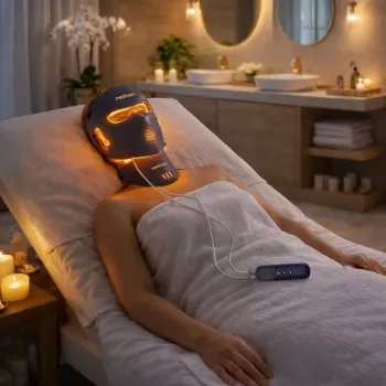 Medivon Lumi 3D Pro LED gaismas sejas maska, tumši zila