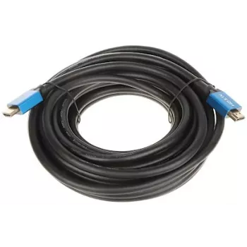 HDMI kabelis 10 m V2.1 - 8K@60Hz, 4K@120Hz, 48 Gbps, Dynamic HDR, eARC, VRR, ALLM, trīskārši ekranēts, melns